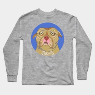 Cute Pitbull Dog Long Sleeve T-Shirt